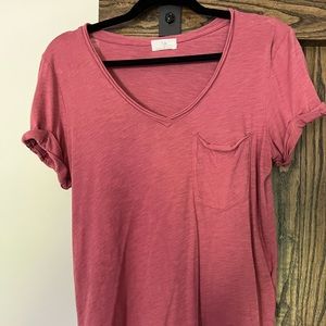 Pink relaxed tee